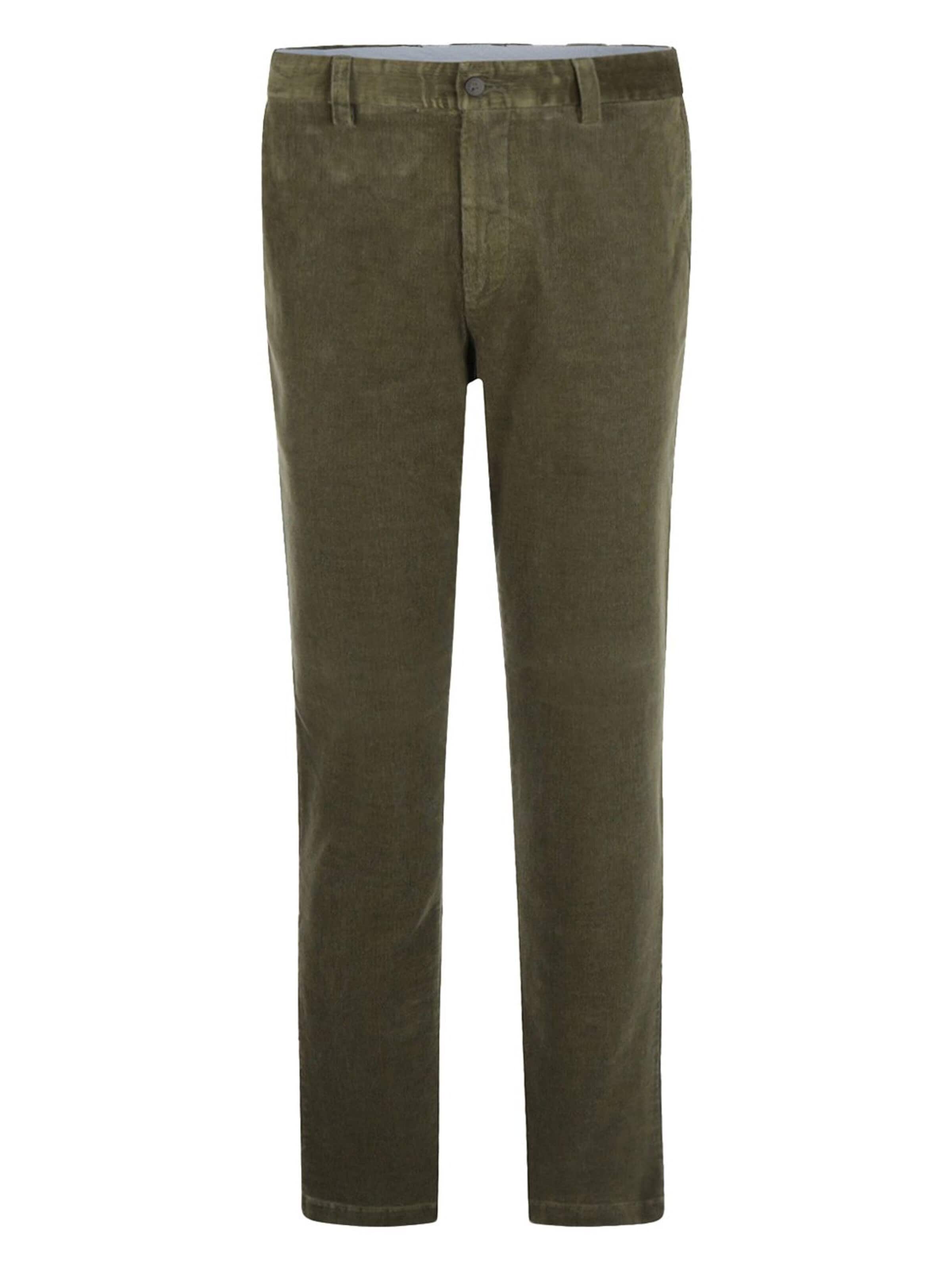 Regular Pantalon chino Steppin' out en vert : devant