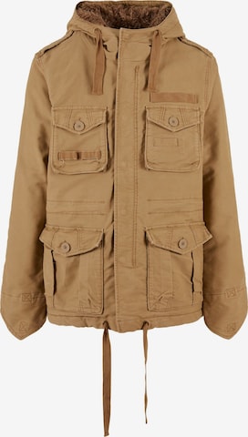 Brandit Přechodná bunda 'Respite' – hnědá: přední strana