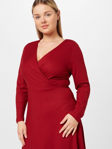 Trendyol Curve - Vestido en rojo