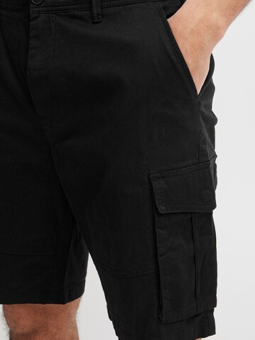 Regular Pantalon cargo 'Jack' !Solid en noir