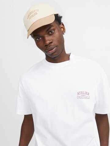 Casquette JACK & JONES en beige : devant