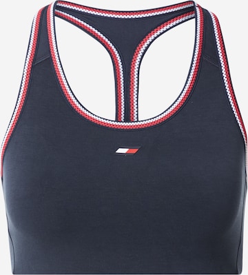 Bustieră Top de la TOMMY HILFIGER pe albastru: față