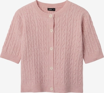 Cardigan LMTD en rose : devant