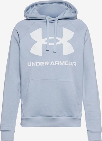 UNDER ARMOUR Athletic Sweatshirt 'Rival' in Blue: front