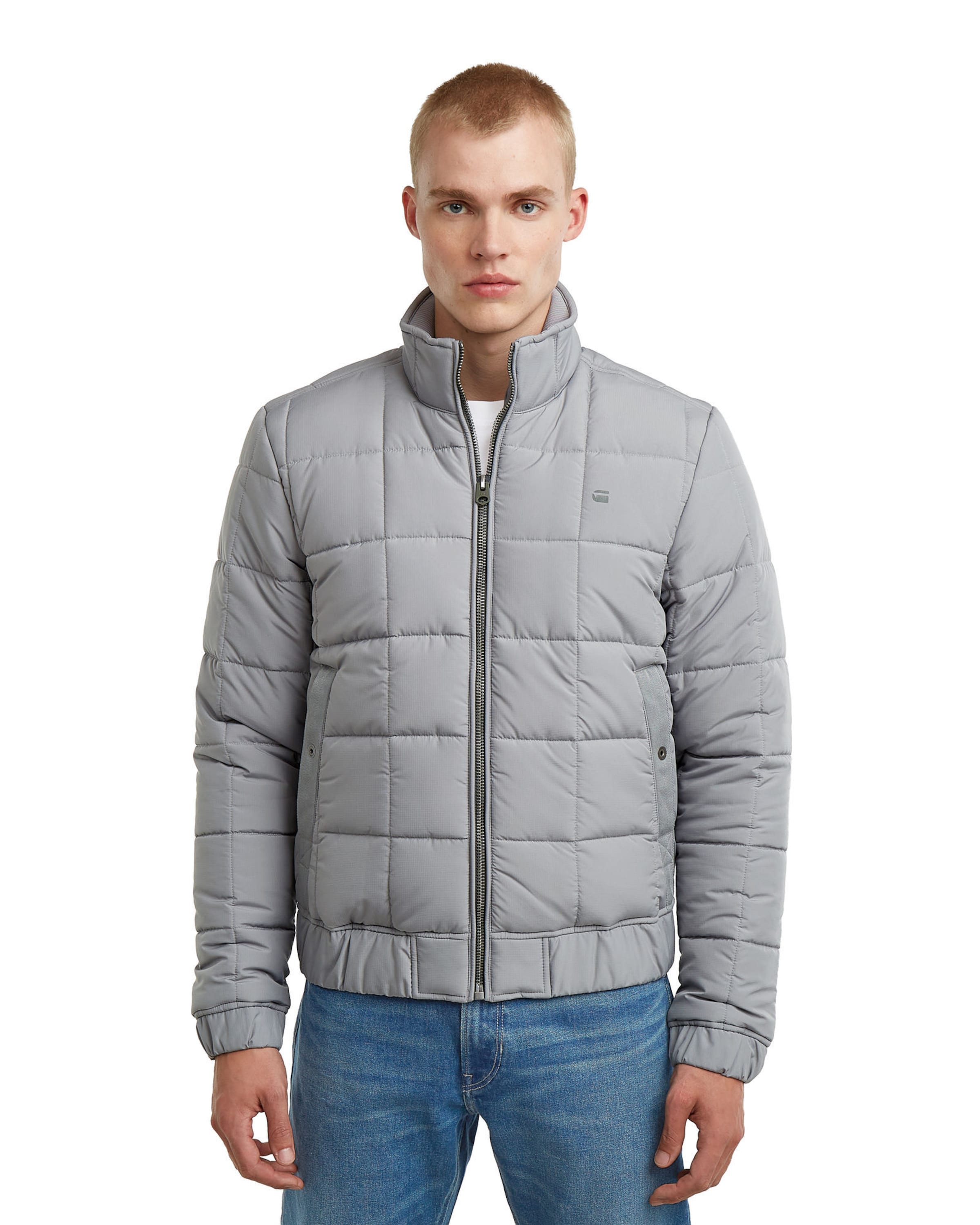 Giacca invernale 'Meefic Quilted' di G-STAR in grigio: frontale