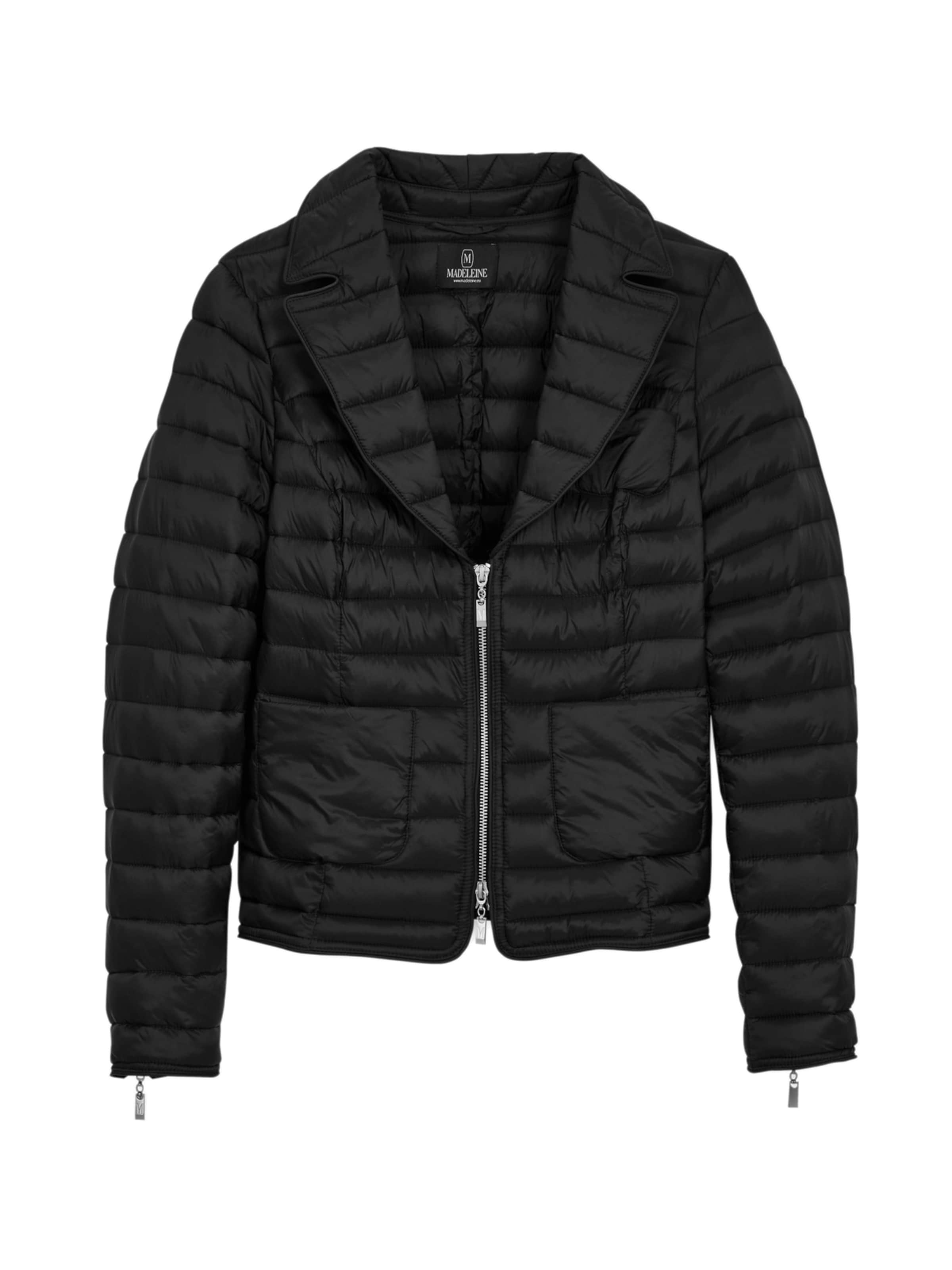 MADELEINE Übergangsjacke in Schwarz: Vorderseite