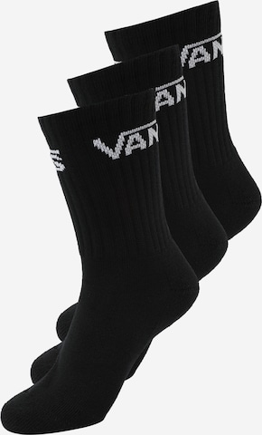 Chaussettes VANS en noir : devant