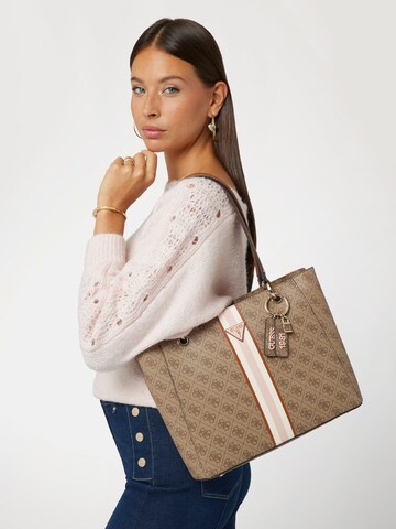 GUESS Shopper 'Noelle' in Bruin: voorkant