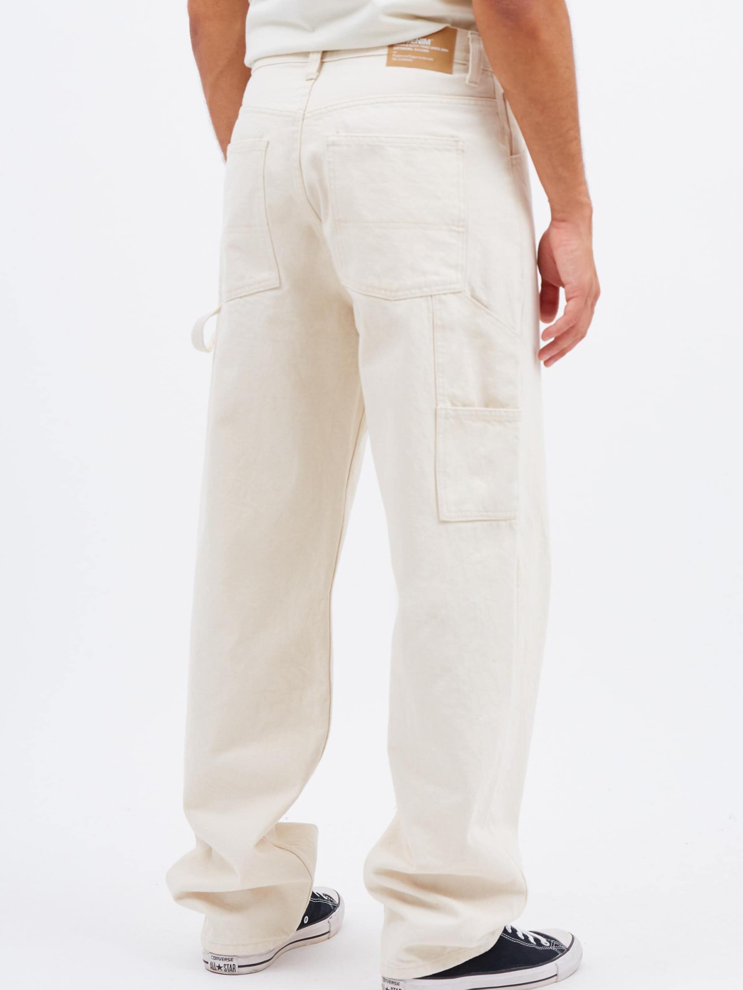 Dr. Denim Loosefit Jeans 'Colt Worker' in Beige: voorkant
