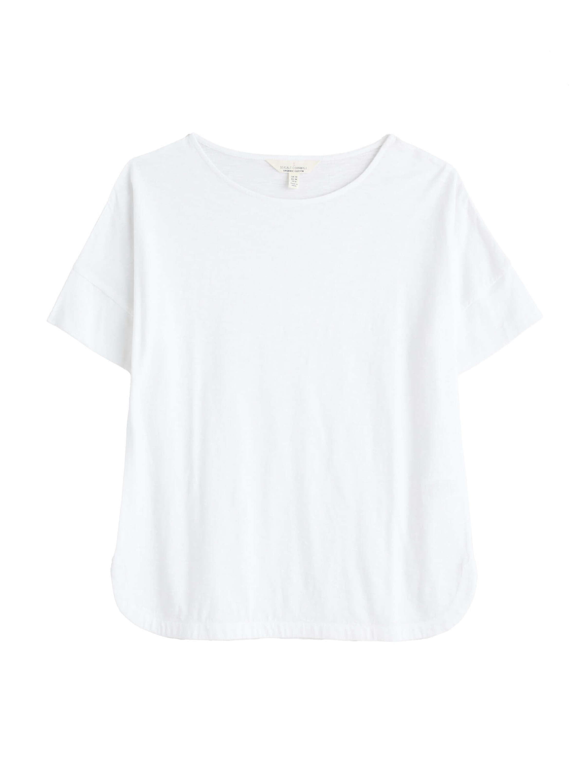 Seasalt Cornwall Shirt 'Bryher View' in Wit: voorkant