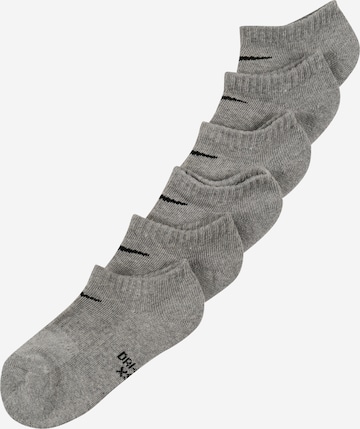 Chaussettes de sport Nike Sportswear en gris : devant