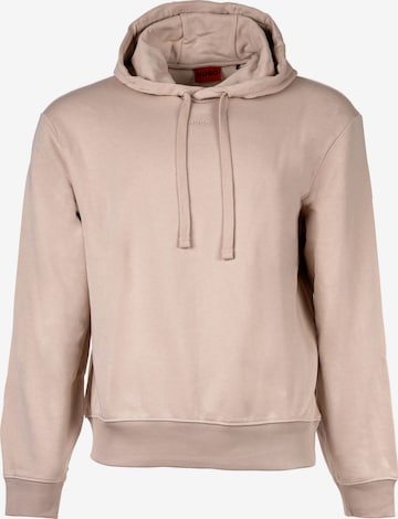 HUGO Red Sweatshirt 'Dapo' in Beige: front