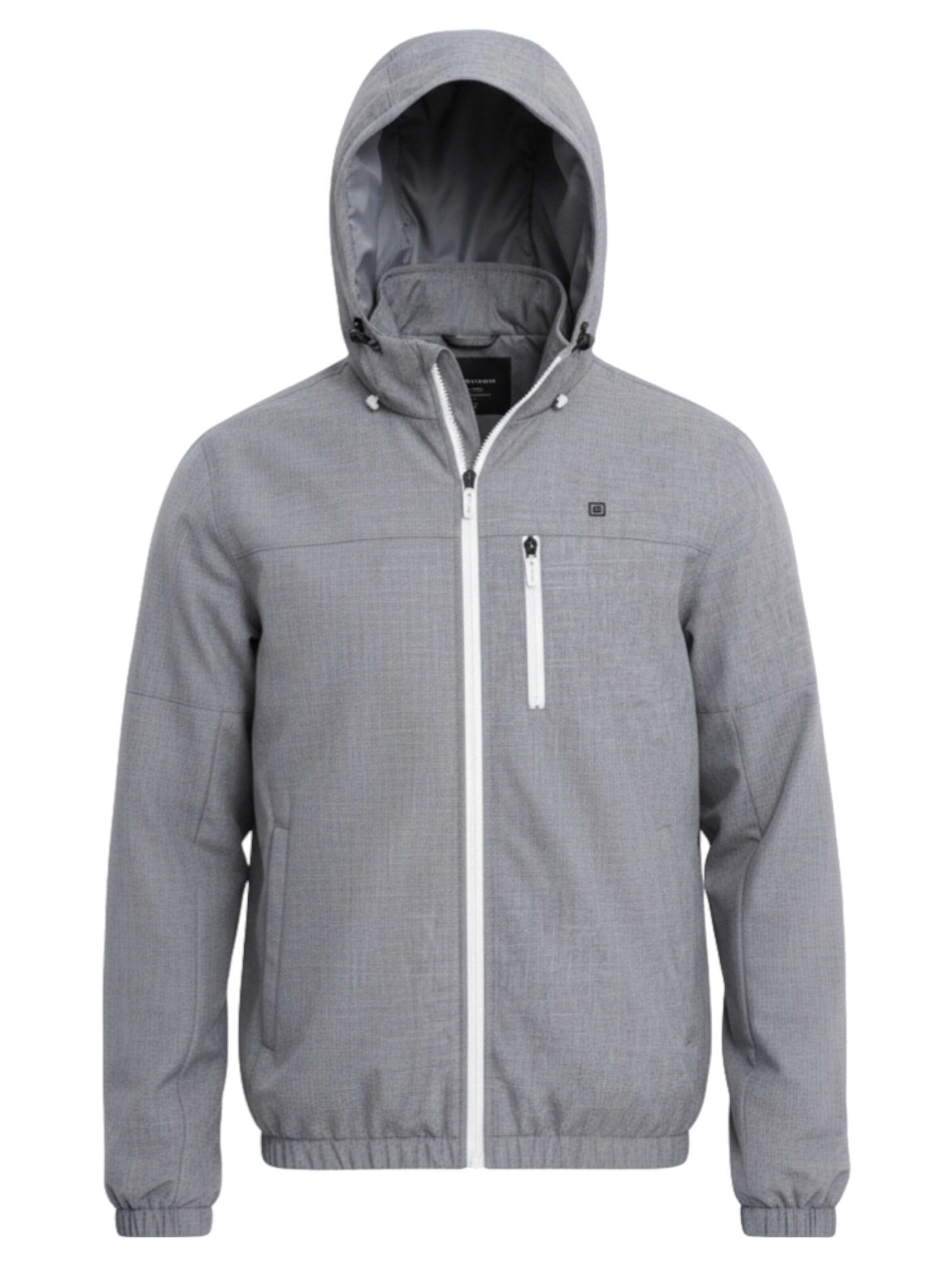 Veste mi-saison 'OM-JANP-0136' Ombre en gris : devant