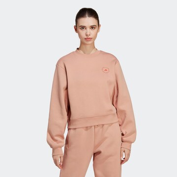 Felpa sportiva di ADIDAS BY STELLA MCCARTNEY in rosa: frontale