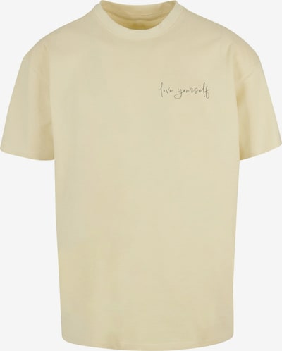 Merchcode Shirt 'Love Yourself' in Light yellow / Black, Item view