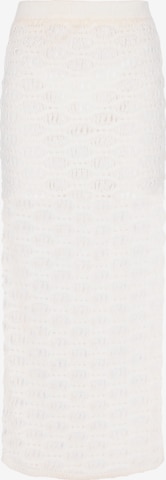 Jupe 'Festival' IZIA en blanc : devant