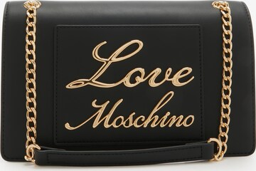 Love Moschino Umhängetasche in Schwarz: predná strana