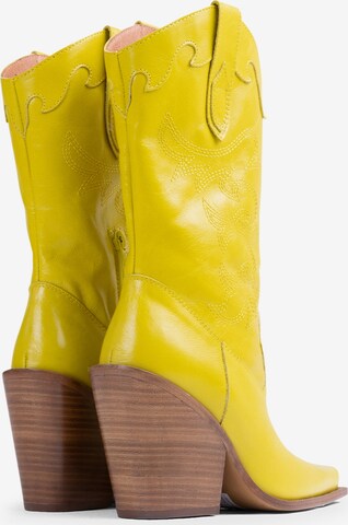 BRONX Cowboy Boots 'Bonderia' in Yellow