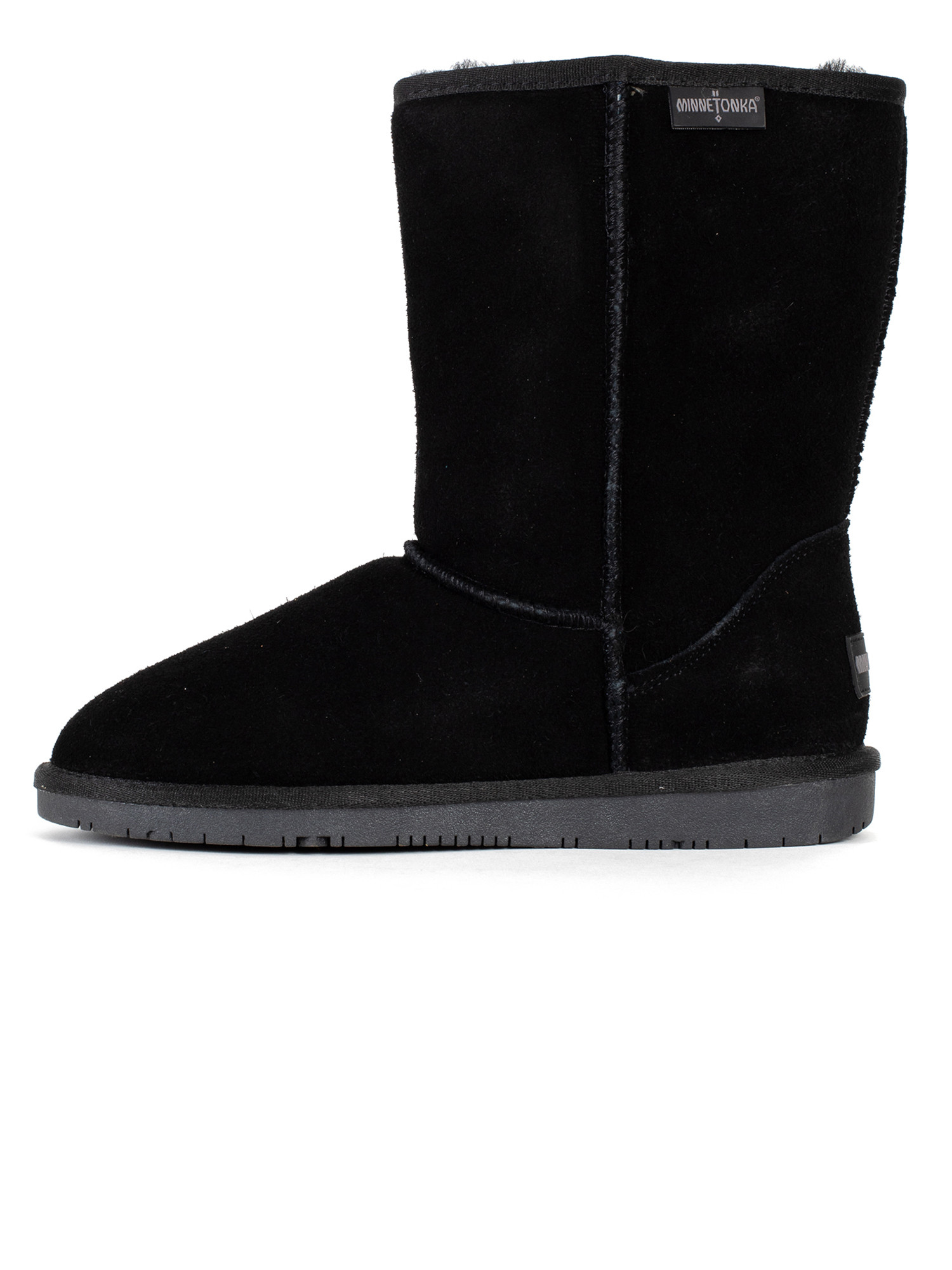 Minnetonka Stivaletto Donna Con Frange E Cerniera | Pelle Scamosciata Autentica | Collezione AW12