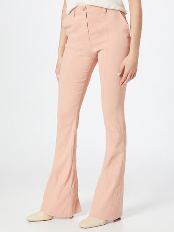 PINKO Flared Trousers 'POLICORO' in Pink: front