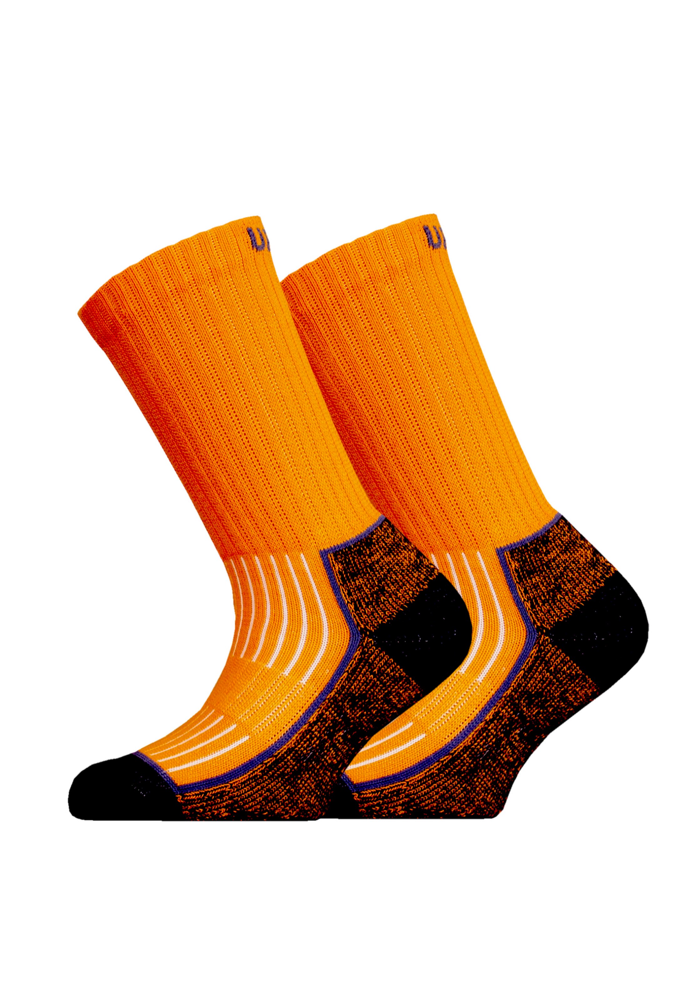 UphillSport Athletic Socks 'SAANA JR' in Orange: front