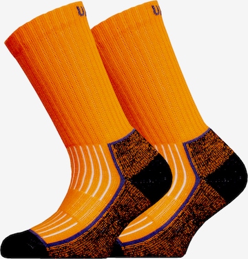 UphillSport Athletic Socks 'SAANA JR' in Orange: front