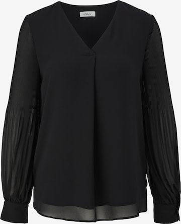 s.Oliver BLACK LABEL Bluse i svart: forside