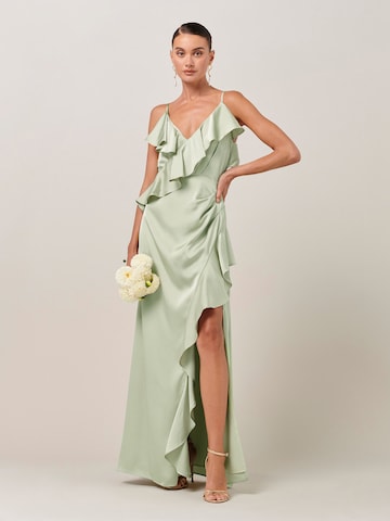 SávelVečernja haljina 'Eloise' - zelena boja: prednji dio