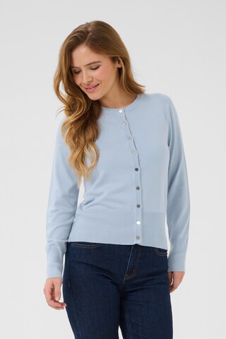 Cardigan 'Lizza' Kaffe en bleu : devant