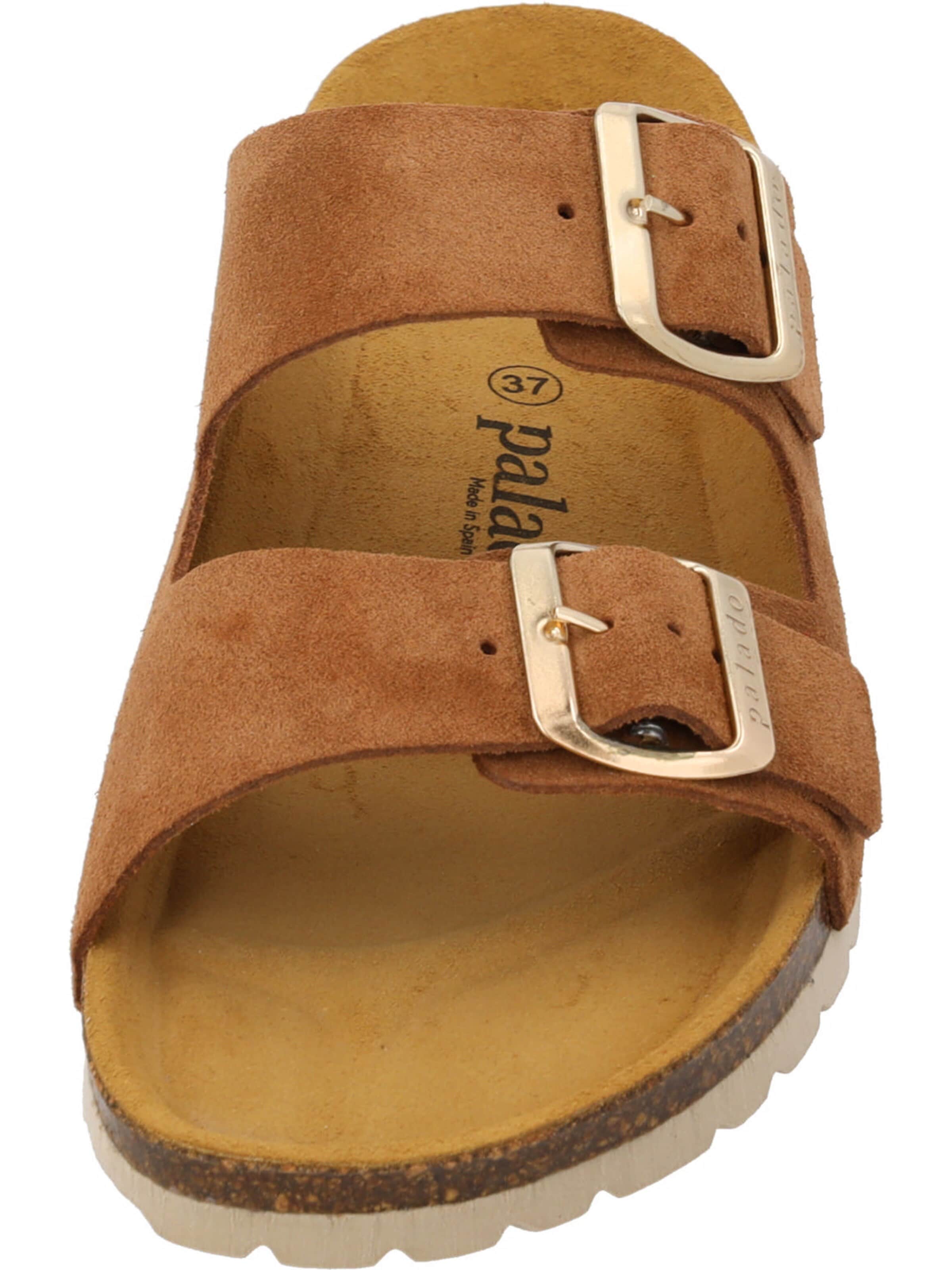 Palado Pantolette 'Palado Korfu Suede Premium Leather'‌‌‌‌‌‌‌‌‌ in Braun