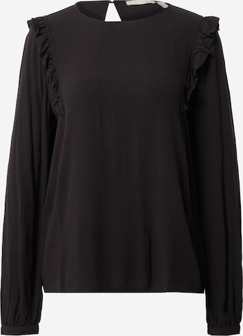 ESPRIT - Blusa en negro: frente