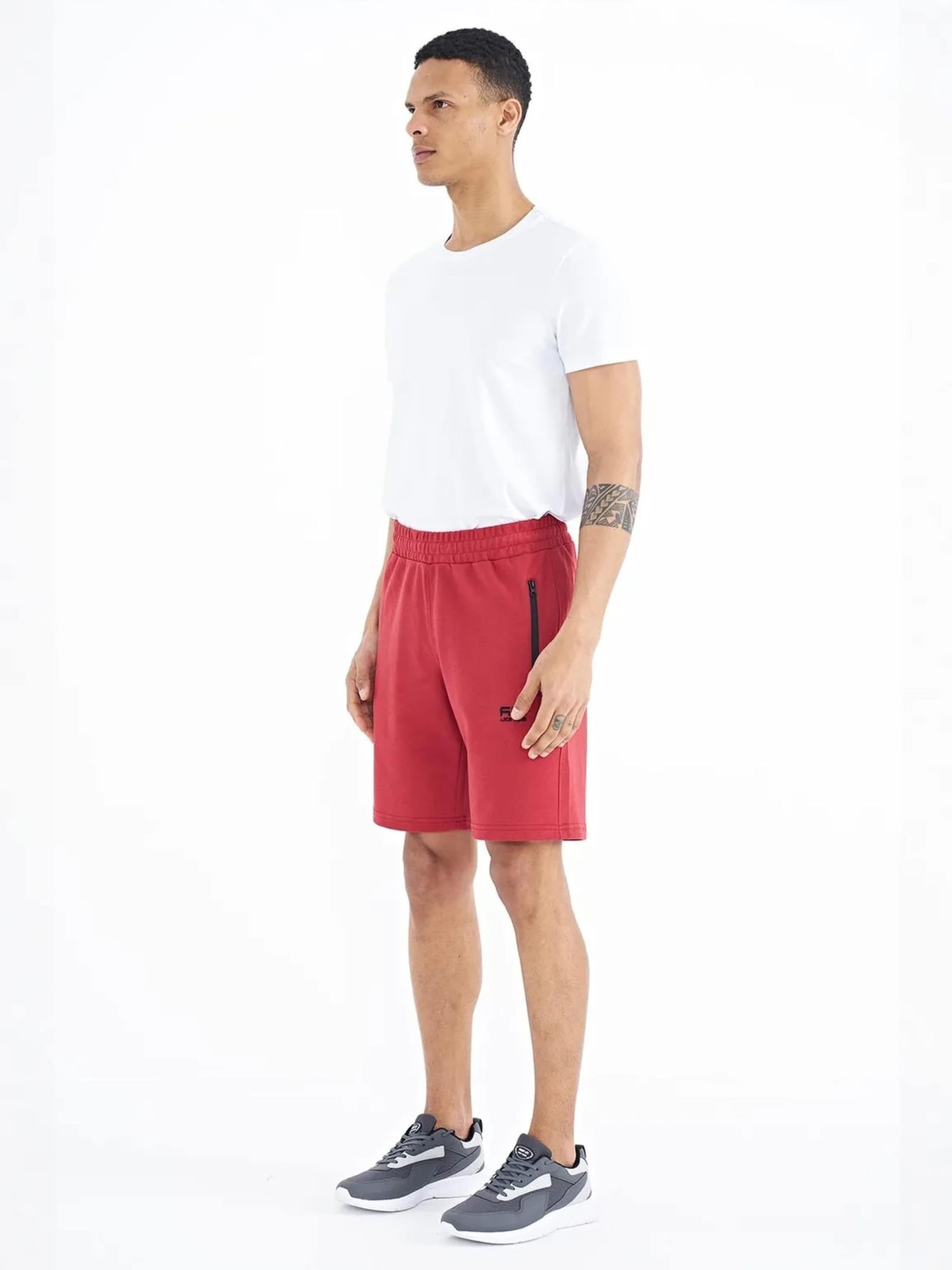 Regular Pantalon Tommy Life en rouge