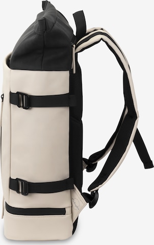 Kapten & Son Ryggsäck 'Helsinki Cream Black' i beige