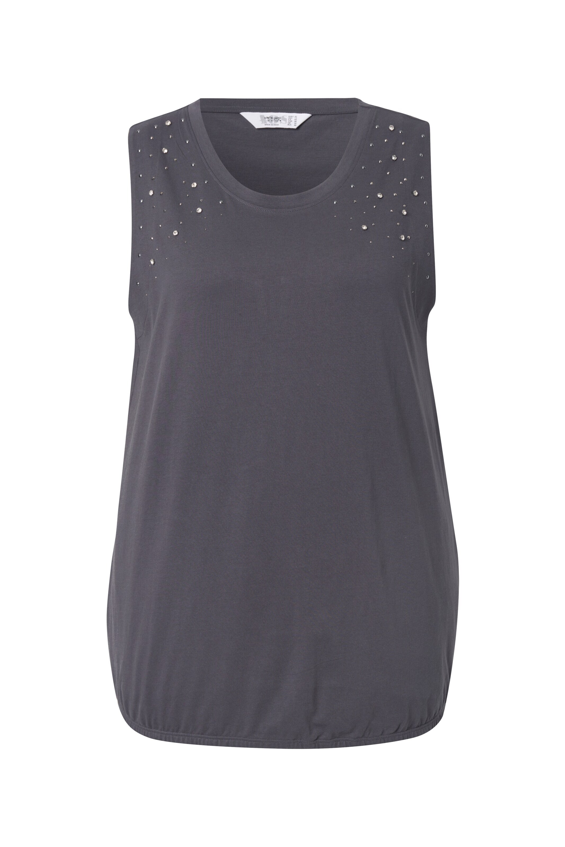 Angel of Style Stricktop in Grau: Vorderseite