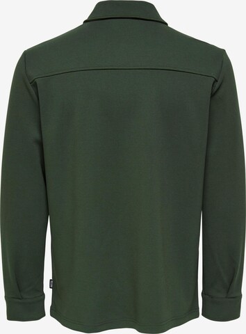 Only & Sons Comfort Fit Skjorte 'NEW KODYL' i grønn