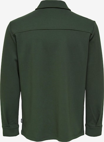 Only & Sons - Ajuste confortable Camisa 'NEW KODYL' en verde