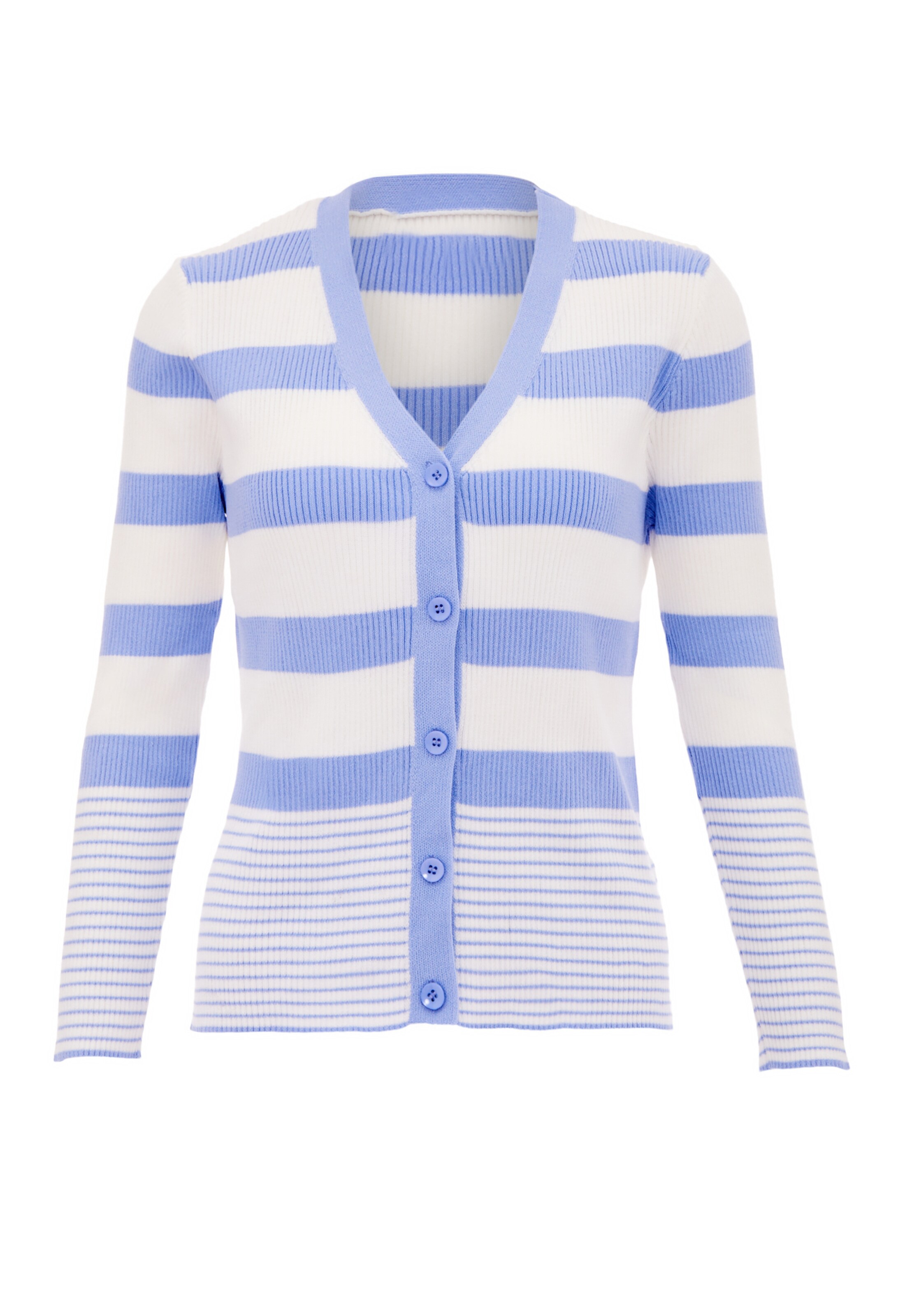 SANIKA Strickjacke in Lila: Vorderseite