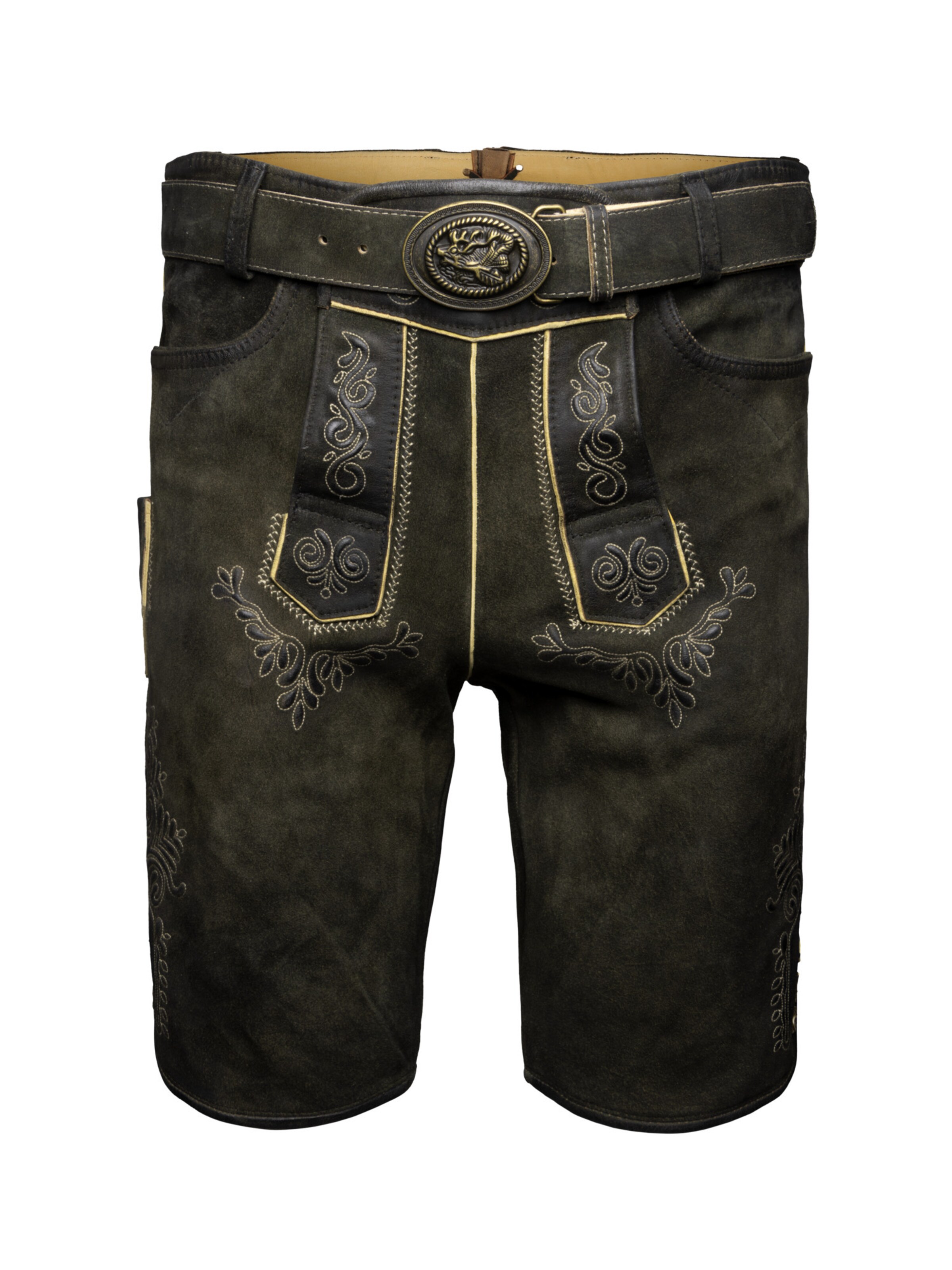 Country Maddox Regular Traditional Pants 'Rolli' in Brown: front