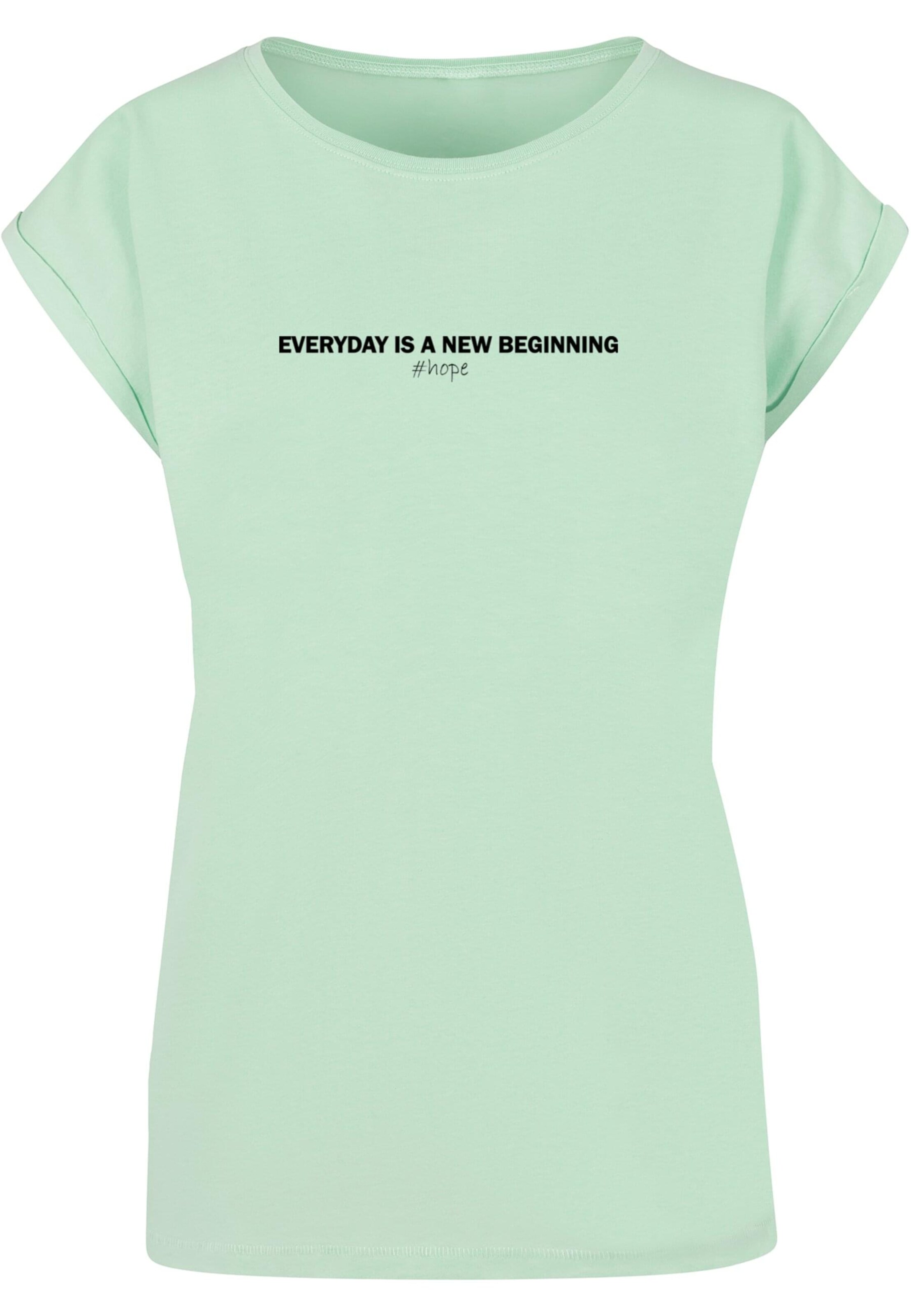 Tricou 'Hope' de la Merchcode pe verde: față