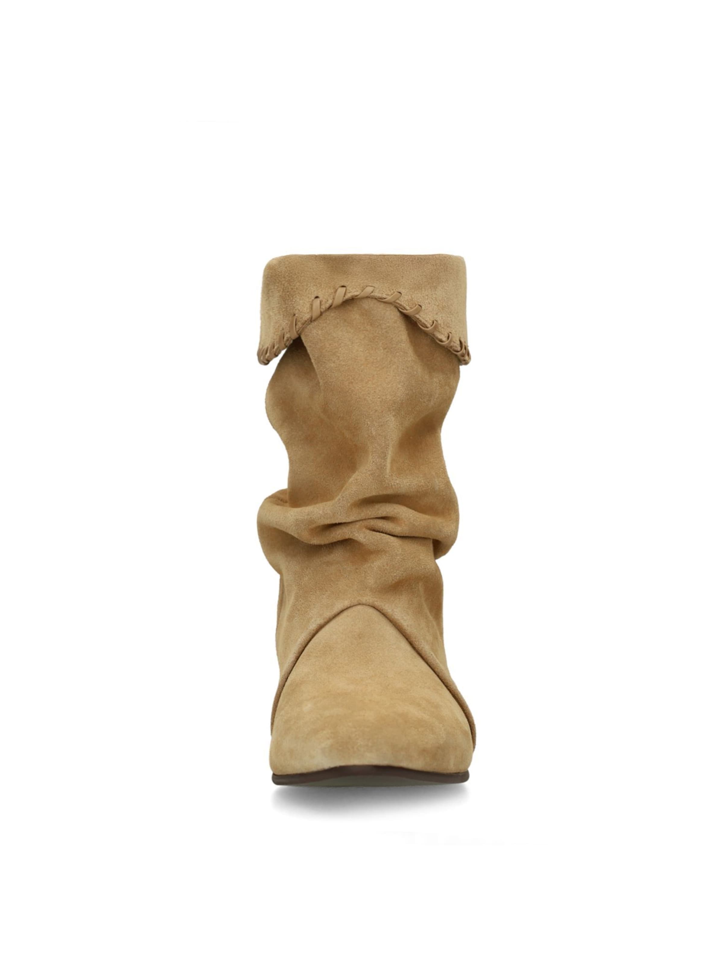MANFIELD Stiefelette in Beige