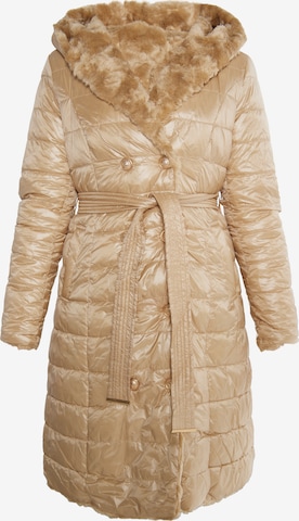 faina Winter coat in Beige: front
