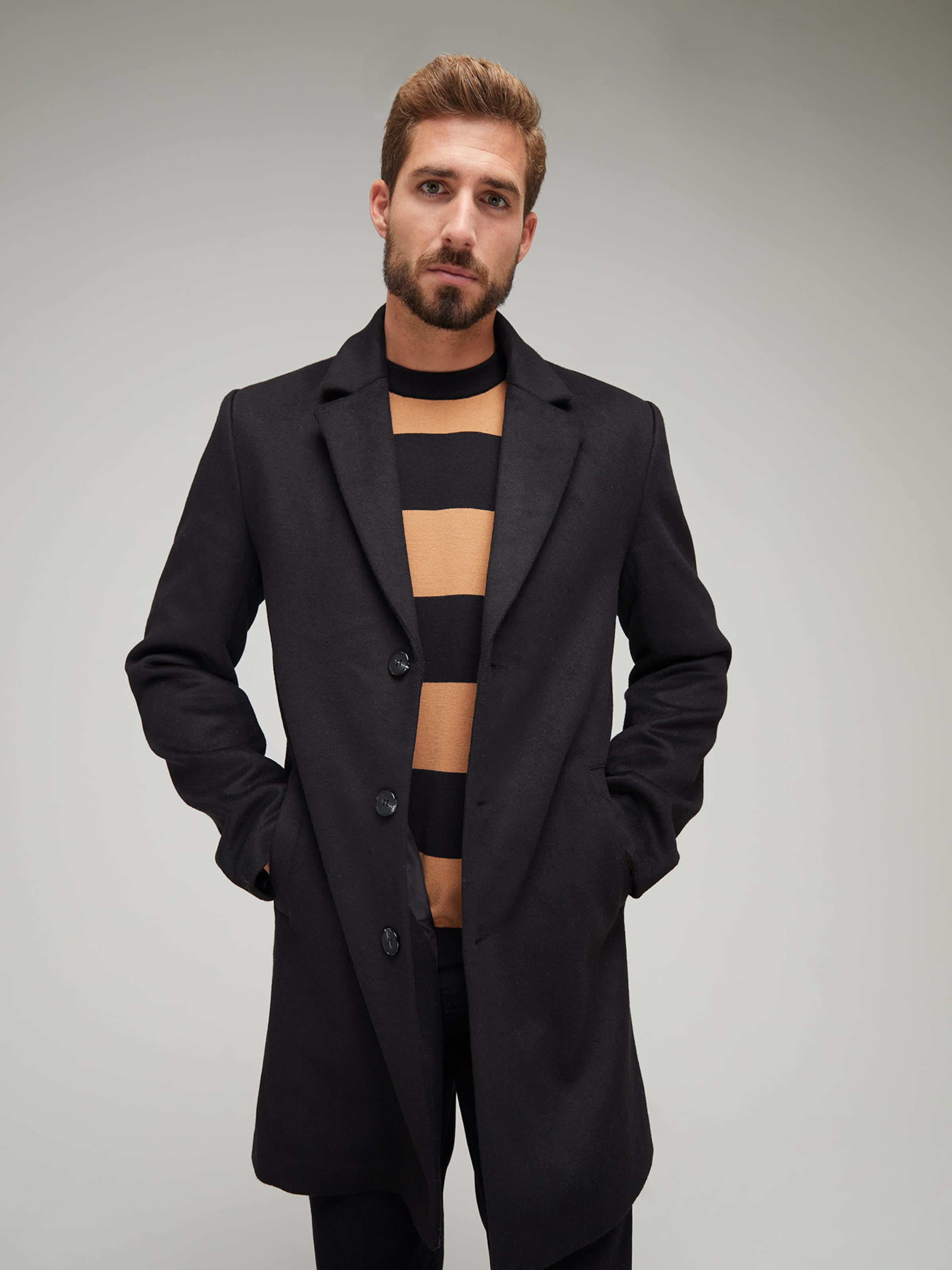 sportlicher mantel herren