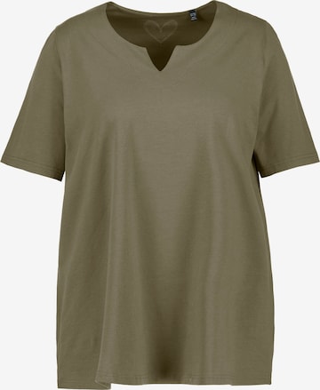 Ulla Popken Shirt '807259' in Green: front