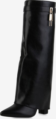 Bottes 'Calliope' Van Hill en noir : devant