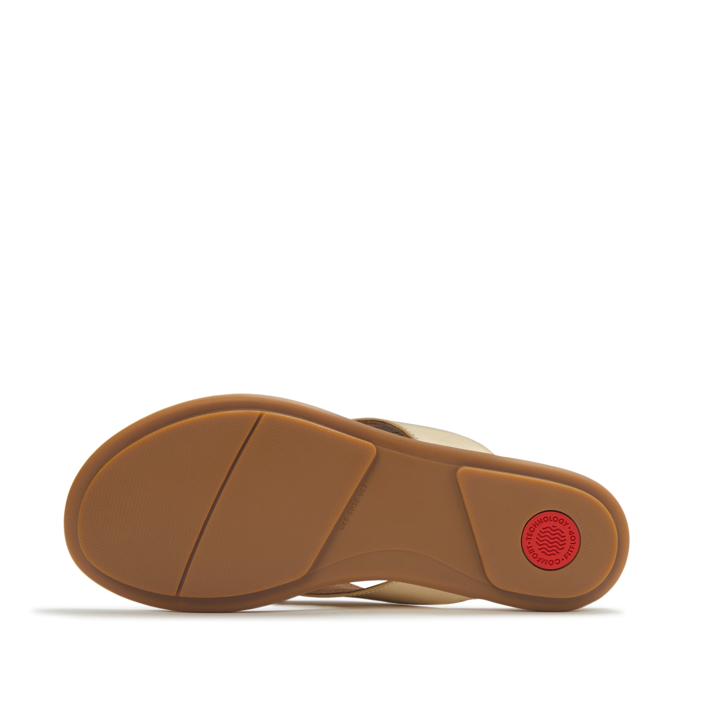 FitFlop T-Bar Sandals 'Dianette' in Gold