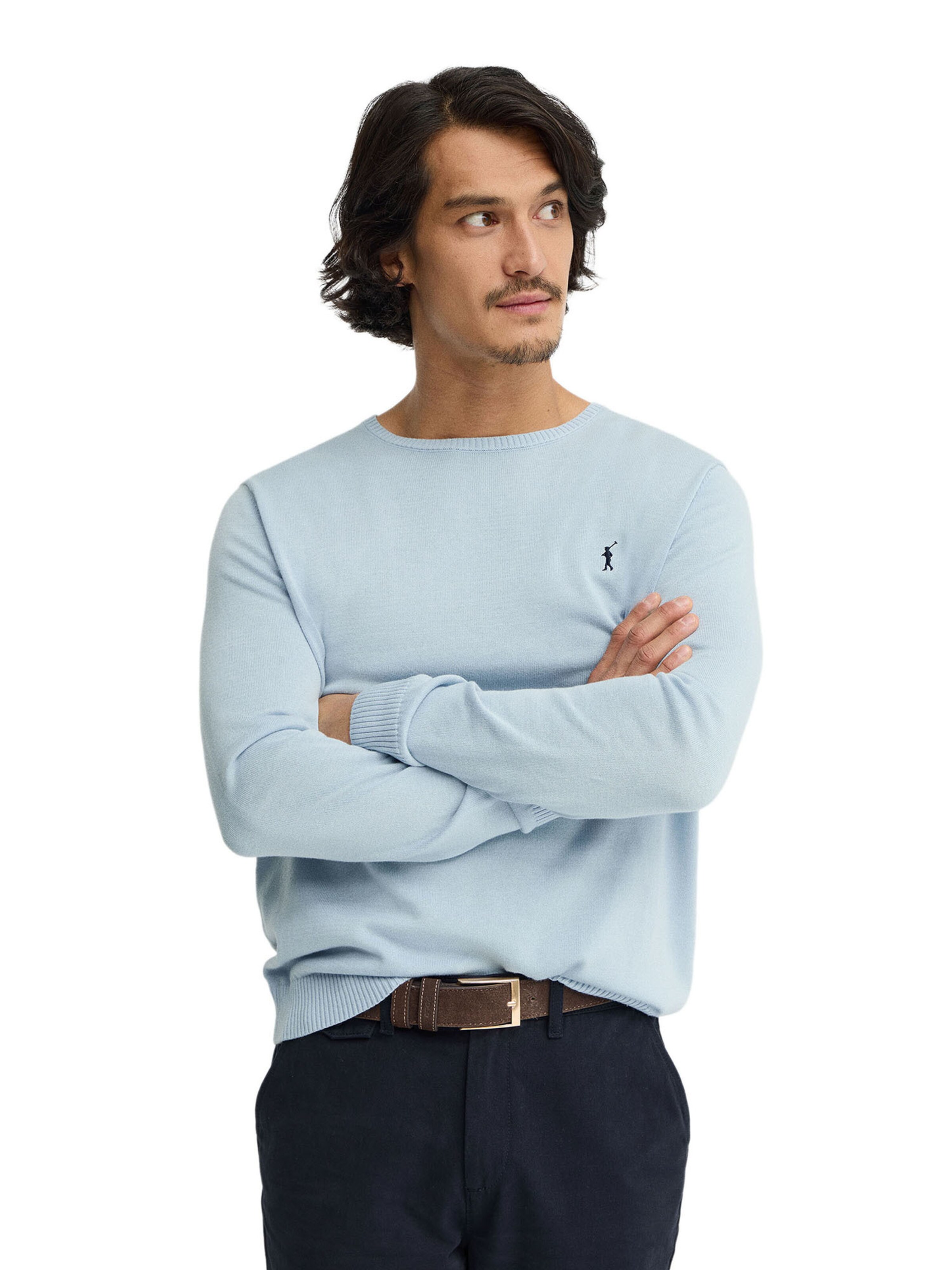 Polo Club Pullover 'Rigby' in Blau