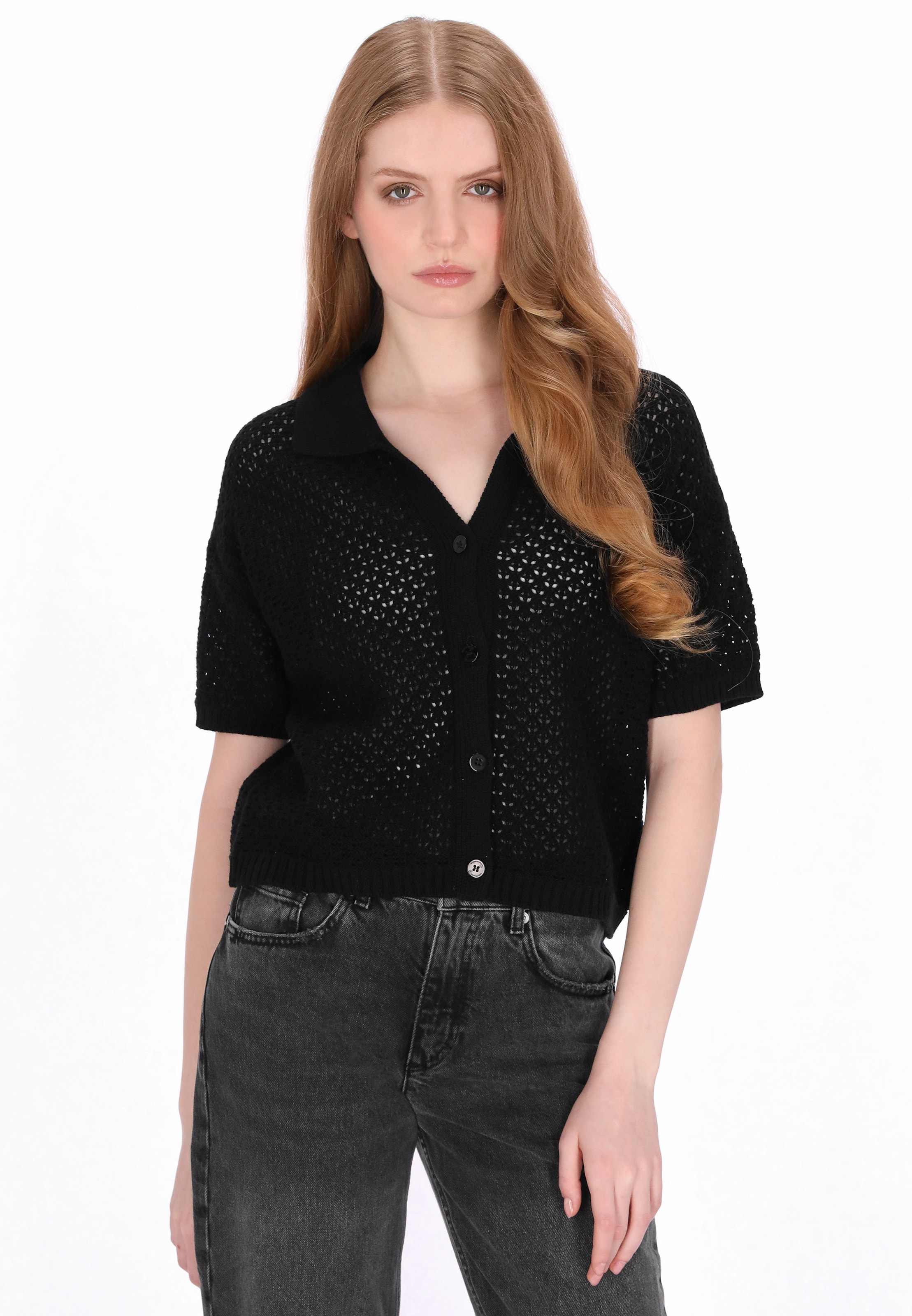 DreiMaster Vintage - Cárdigan en negro: frente