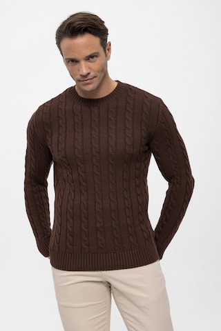 Felix Hardy Sweater in Brown: front