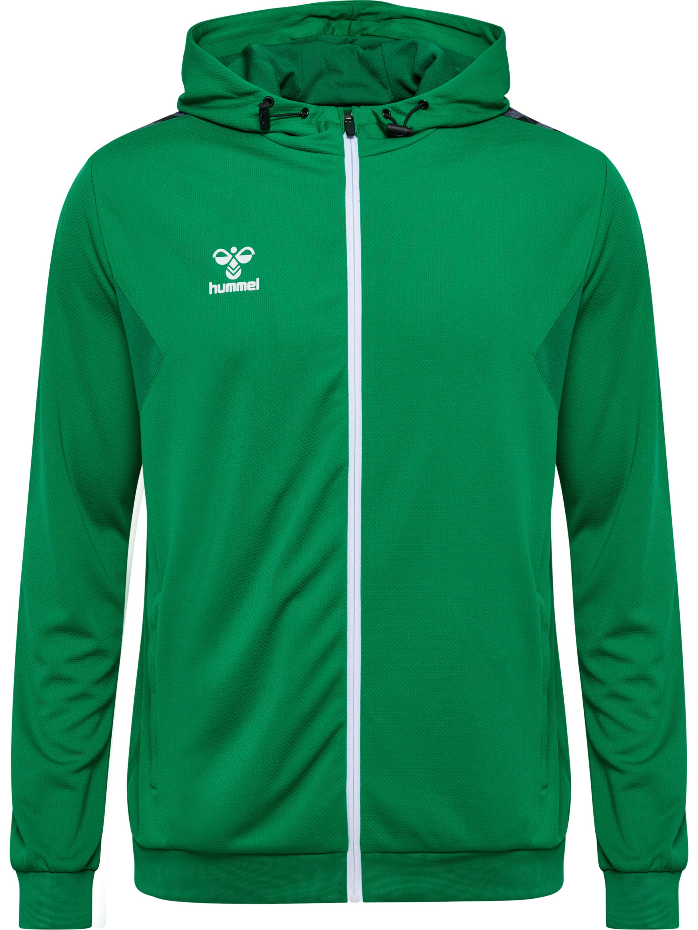 Hummel Sportssweatjakke 'Authentic' i grøn: forside