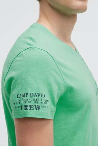 CAMP DAVID T-Shirt in Grün